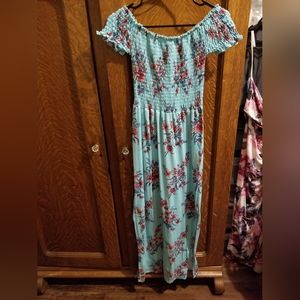 Floral Off the shoulder dress